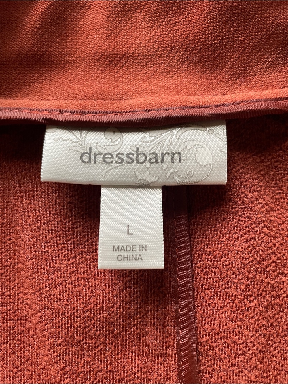 Double Breasted Suede Look Rust Color Ruffled Jacket - Picture 8 of 14